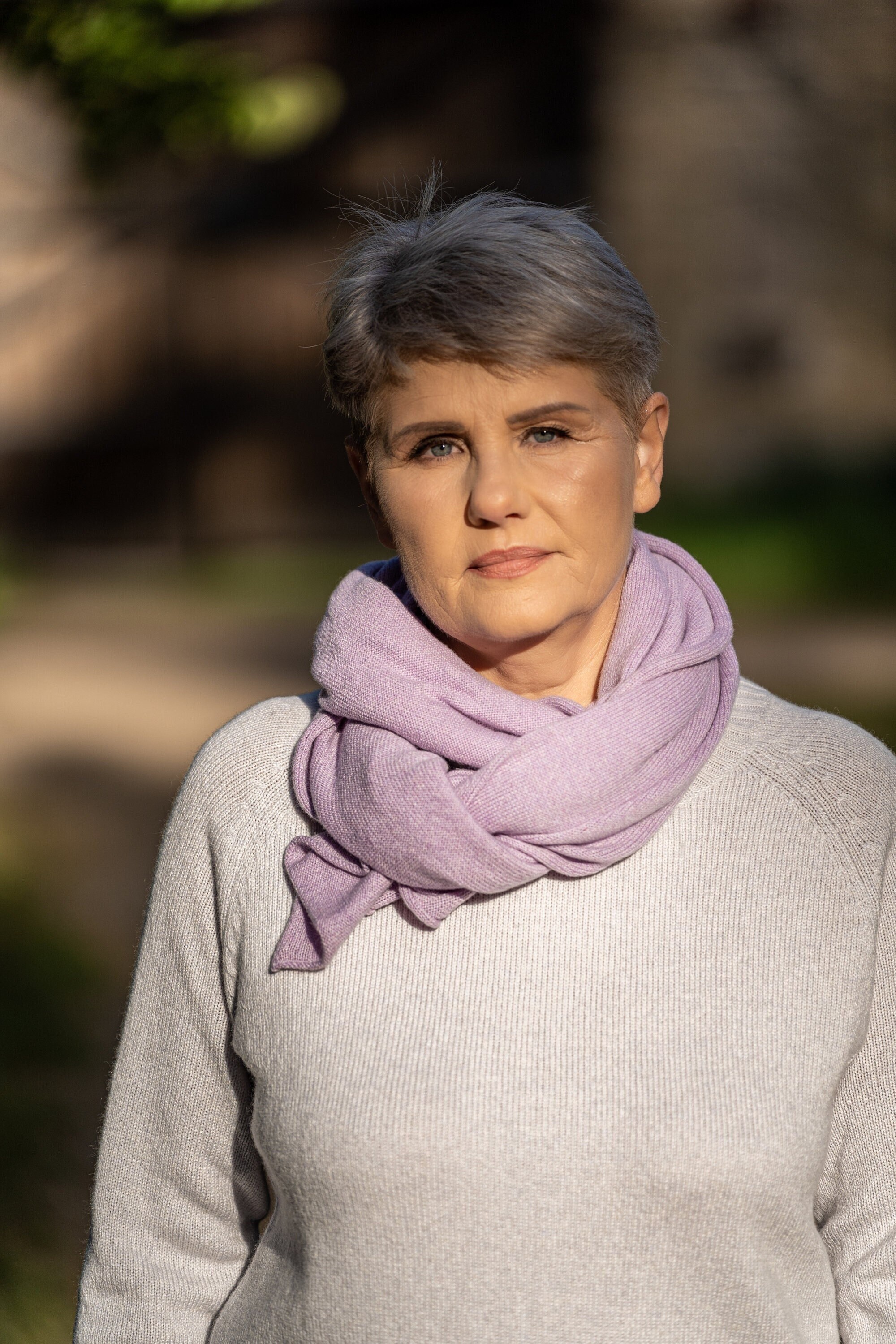 Lilac Cashmere Scarf Knotted Headband Kashmiri Shawl Dusty - Etsy UK