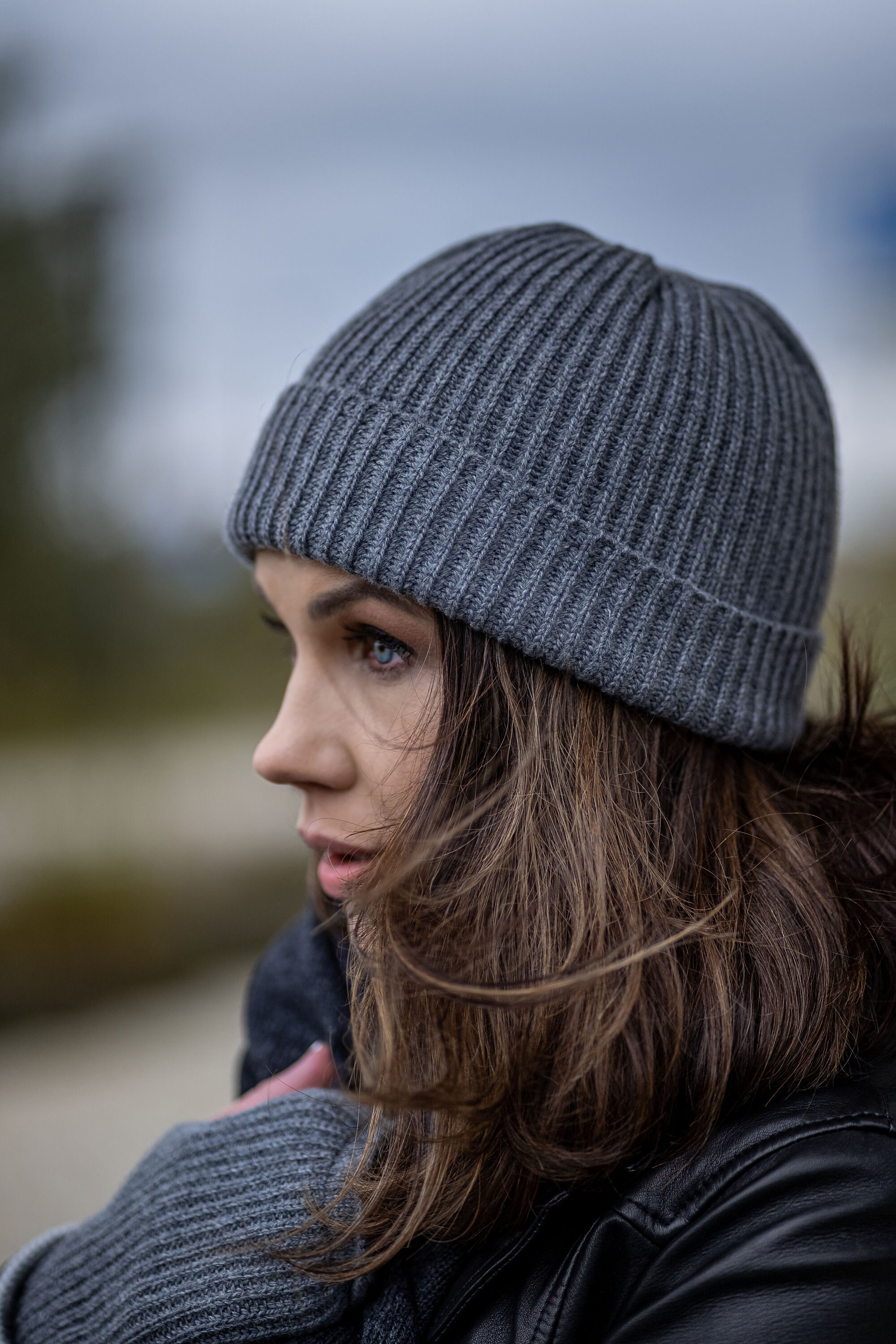 Chunky Knit Hat Fisherman Beanie Chunky 