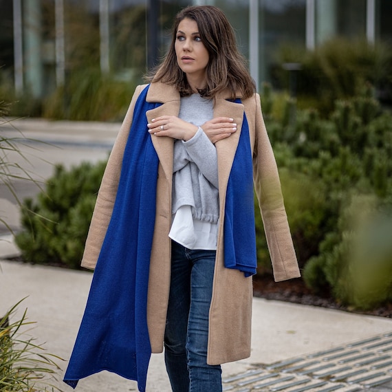Sciarpa Donna PashminaShine In Fibra Modale 185x85 Cm - Marrone Ruggine, Morbida Come Il Cashmere, Prodotta In Italia, Leggera E Sostenibile - Sciarpa Invernale Elegante E Versatile - 5