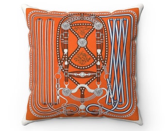 hermes pillow orange