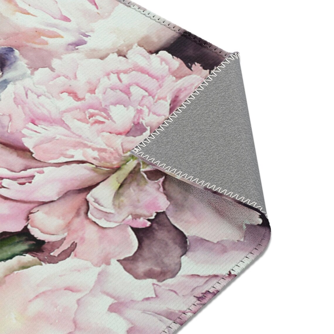 Peony Floral Area Rugs Etsy