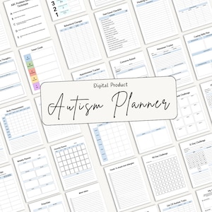 Autism Planner Daily Scheduler Organizer, Special Needs Planner, Weekly Planner, Autism Awareness Gift, Planner for Kids