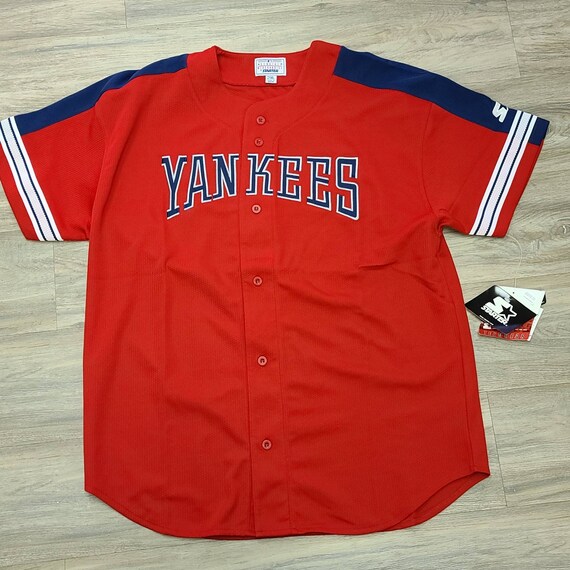 yankees red jersey