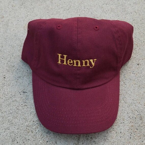 maroon and gold hat