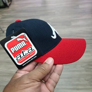 Atlanta Braves ATA Vintage Puma Dad Hat 1990's image 2