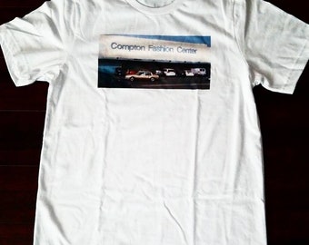 Custom Compton  Fashion Center T Shirt Design  Direct Garment Printed