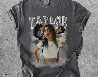 Comfort Colors® Custom Girlfriend Photo Shirt, Custom Bootleg Rap Shirt, Personalized Birthday Bootleg Gift, Girlfriend Gift, 90s Bootleg
