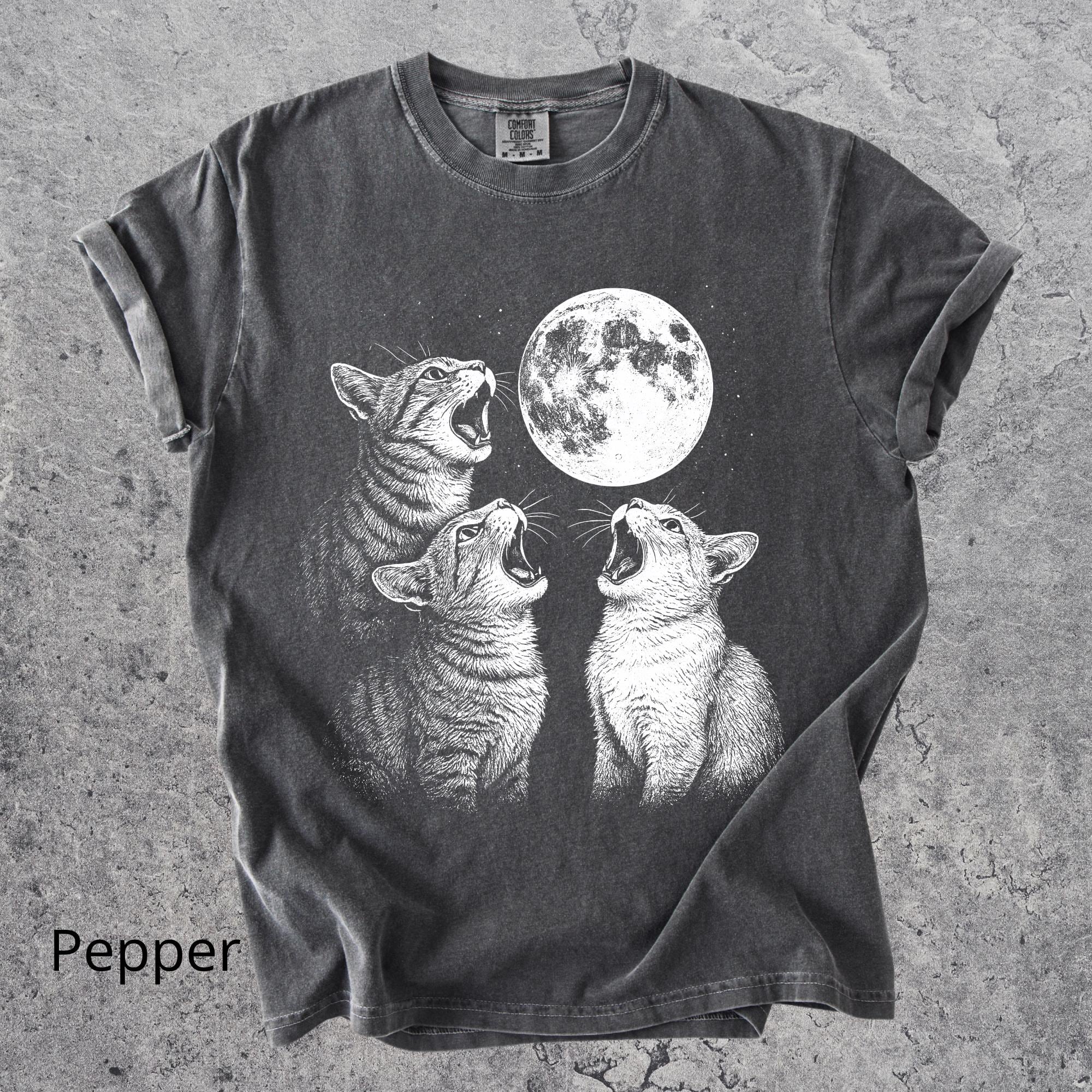 Cat tshirt howling - Etsy 日本
