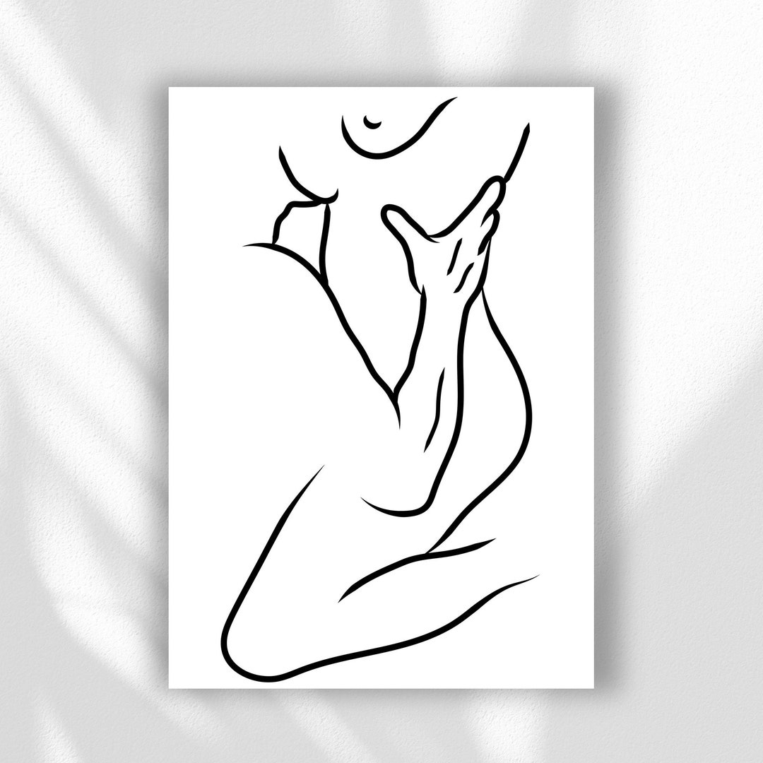 Sexual Pose 5 Intimacy Sex Line Art Minimalism Black photo pic