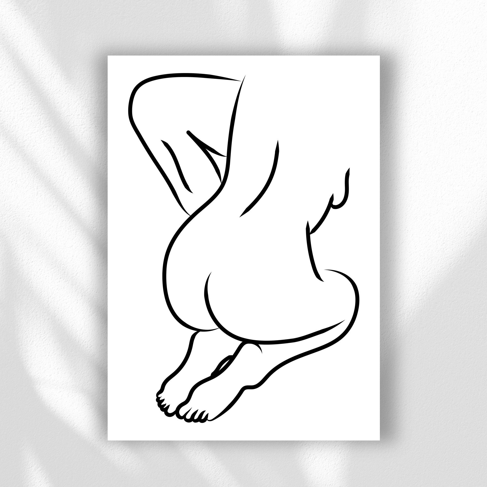 Erotic Blowjob 4_intimacy Sex Line Art Minimalism Black image