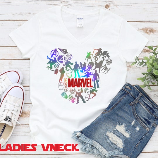 Disover Marvel Mickey Custom Tshirt Disneyland Mickey Minnie