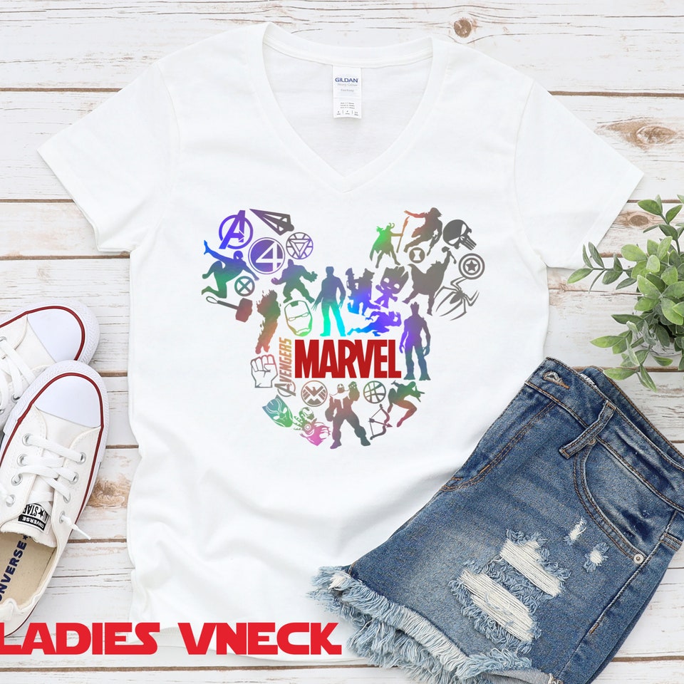 Discover Marvel Mickey Custom Tshirt Disneyland Mickey Minnie