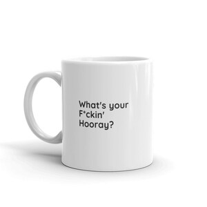 F*ckin&#39; Hooray mug, MFM mug, Murderino mug, My Favorite Murder mug, MFM, Murderino, MFM gifts, Gifts for Murderinos