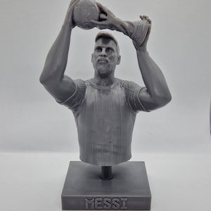 Lionel Messi World Cup Figurine | Iconic Lifting Moment  Perfect Gift for Fans, Lionel Messi Figurine Commemorative World Cup Moment  Soccer