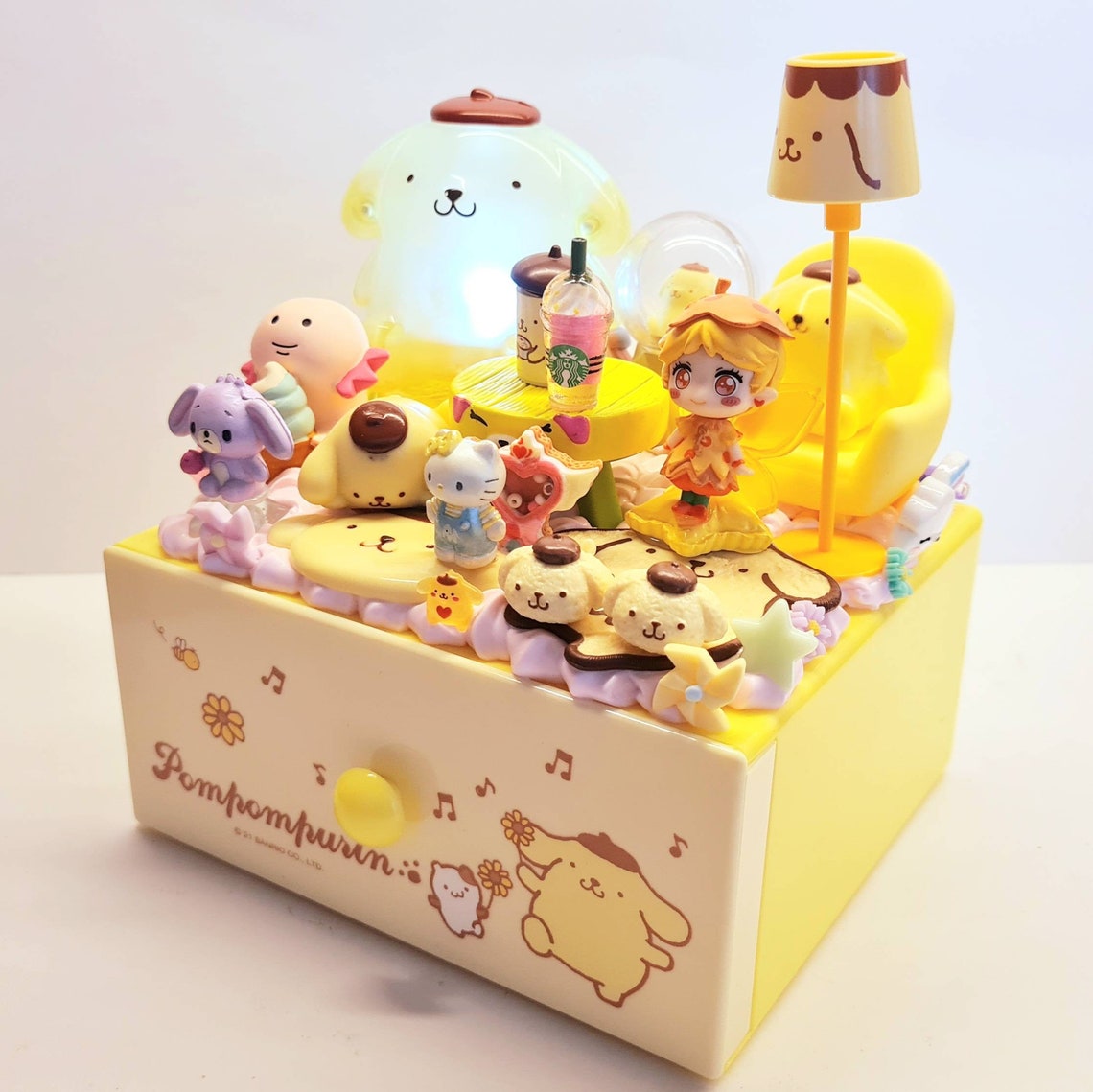 Cosy Pompompurin Lighted Living Room Decoden Drawer With | Etsy