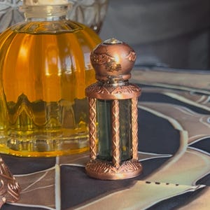 Forbidden Perfume Oil • Aphrodisiac Amber, Forest Ritual Anointing | Medium Ritual Bottle