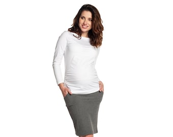 Maternity skirt women's skirt knitted skirt winter skirt maternity fashion skirt knee-length model: MOLA by Torelle