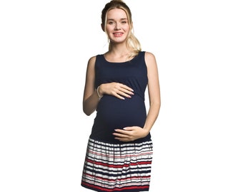 Umstandskleid Stillkleid Kleid Umstandsmode Stillmode Damenkleid Schwangerschaftsmode Schwangerschaftskleid Sommer Modell: ELMA von Torelle