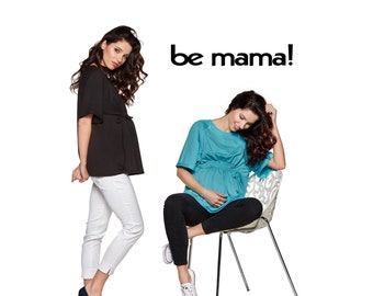 Still-T-Shirt Stillshirt Tshirt Shirt Umstandsshirt Umstandsmode Stillmode Schwangerschaftsmode Top Bluse Modell: COSIMA von be mama!