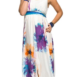 Umstandskleid Sommerkleid Maxikleid Umstandsmode Schwangerschaftsmode Kleid Modell: MAXI von Torelle Bild 2