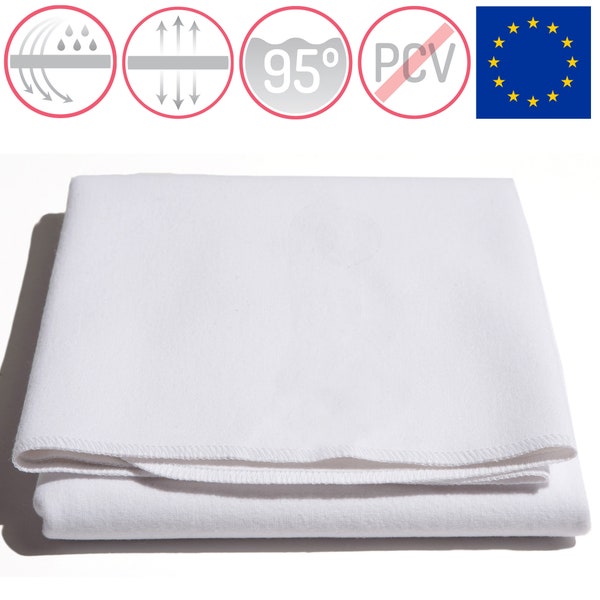 Insert de lit imperméable avec élastiques de fixation, protège-matelas, protège-matelas, sous-couche 120 x 65 cm de MOTHERHOOD