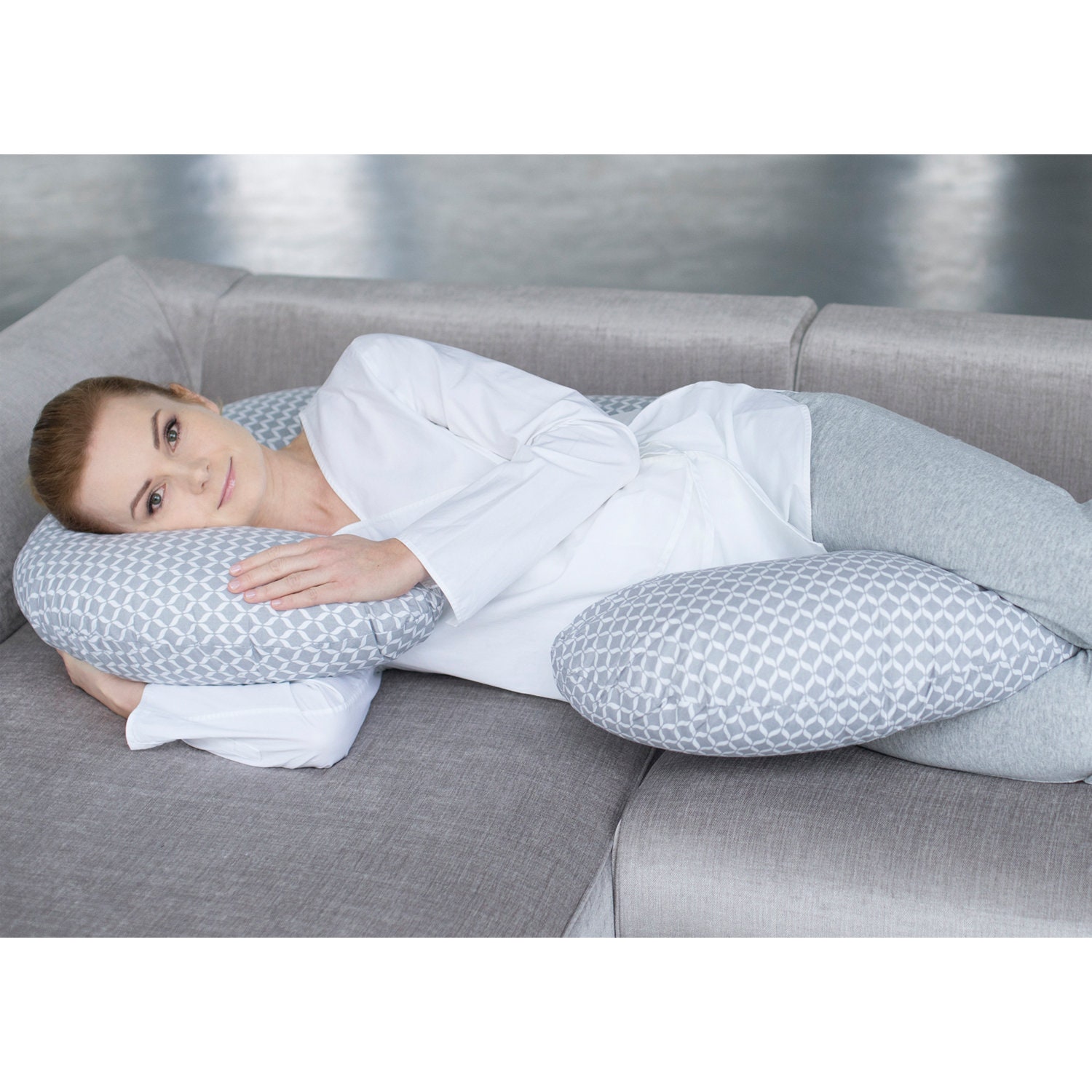 Oreiller de sommeil latéral anti-roulis pour bébé coussin de soutien du cou  en coton doux coussin de dos oreiller pour enfant en bas âge