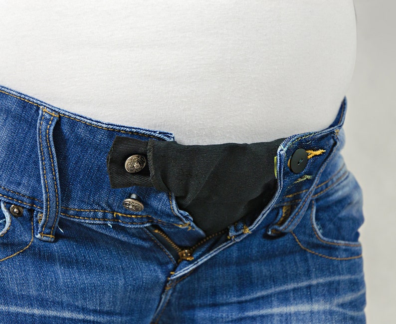 Hosenerweiterung Set 3-teilig verstellbar 4-stufig Bellybelt Bunderweiterung Hoseneinsatz Hosenbunderweiterung von be mama Bild 1