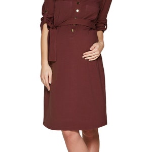 Umstandskleid Stillkleid Umstandsmode Stillmode Damenkleid 3in1 Kleid aus Baumwolle Modell: ALISON von be mama Bild 4