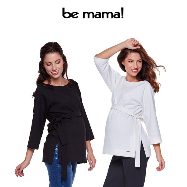 Umstandsbluse Umstandsmode Bluse Damenbluse Tunika Schwangerschaftsbluse Modell: SONIA von be mama!