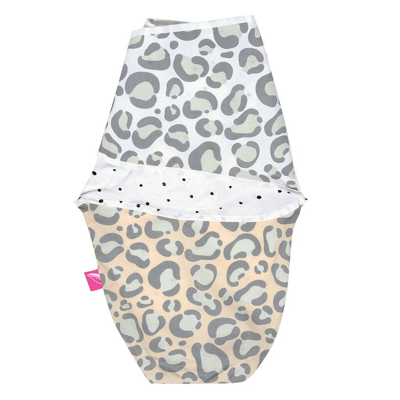 Pucktuch Puckdecke Strampelsack Pucksack Swaddle Tuch Animal von MOTHERHOOD Leo apricot