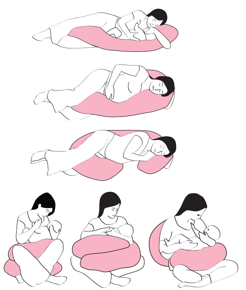 Lagerungskissen Seitenschläferkissen Stillkissen Sleepy-C Schwangerschaftskissen von MOTHERHOOD Bild 9