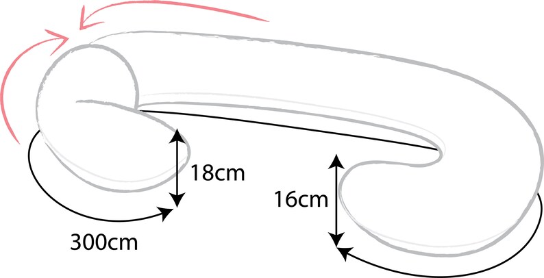 Lagerungskissen Seitenschläferkissen Stillkissen Sleepy-C Schwangerschaftskissen von MOTHERHOOD Bild 10