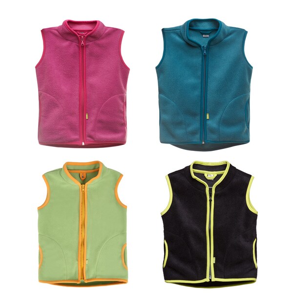 Gilet pour enfants gilet tout-petit gilet polaire gilet chaud modèle : WINDY 330 polaire de be baby !