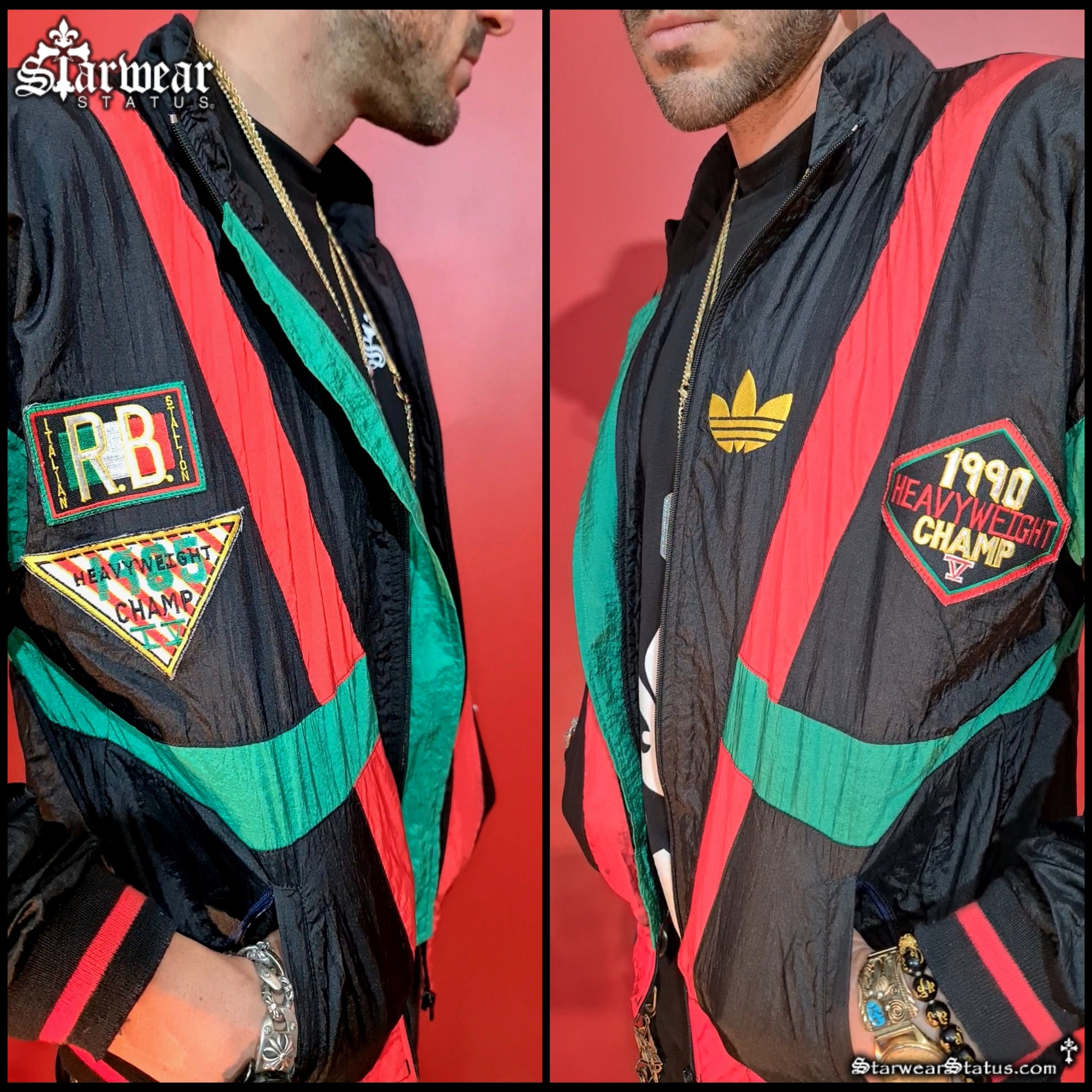 GRAIL Vintage 80s Adidas Rocky IV Balboa Italian Stallion Boxing