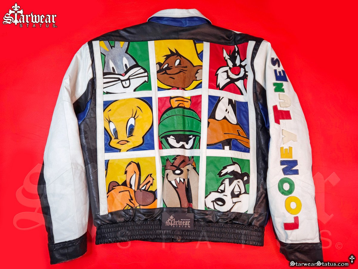1990's Looney Tunes Jacket レザージャケット 1990's Looney Tunes Jacket レザージャケット