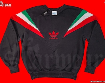 Very Rare! Vintage 80s Adidas Rocky IV Movie Mock Neck Sweatshirt