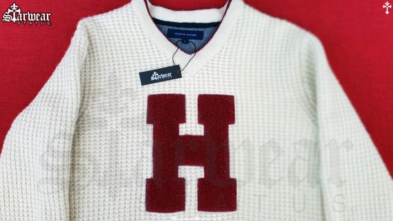 womens red tommy hilfiger jumper