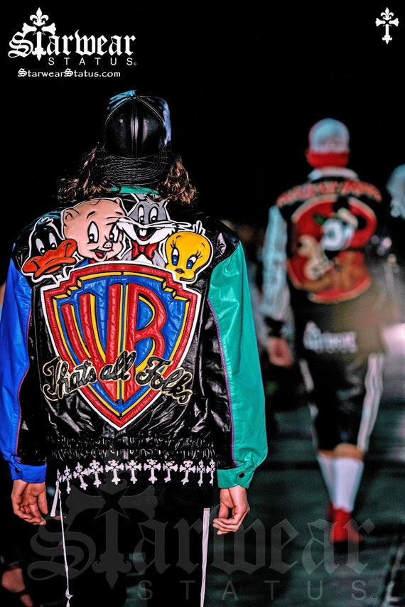 Vintage 90s Looney Tunes Leather Bugs Bunny X Daffy Duck Vintage 90s Looney Tunes Leather Bugs Bunny X Daffy Duck