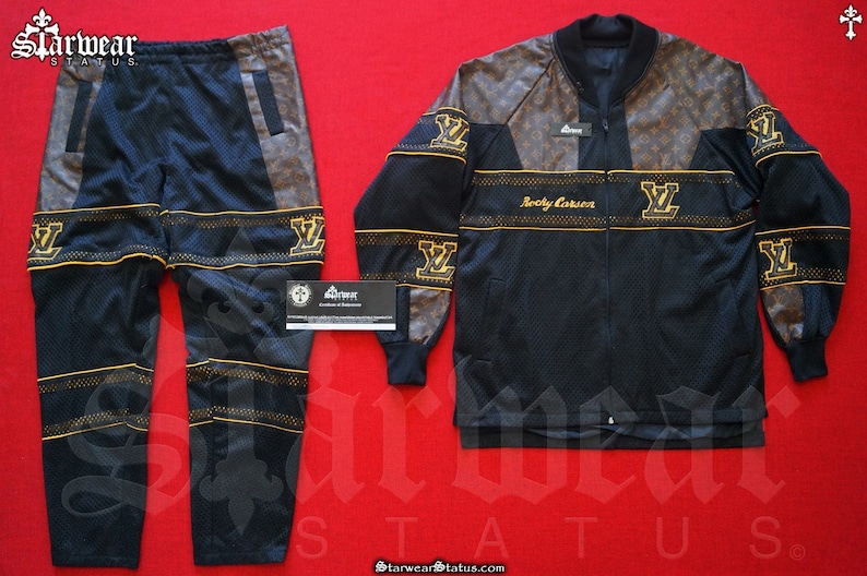 louis vuitton monogram track pants