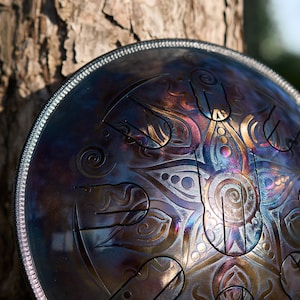 Steel tongue drum Magic Flower 14 inch 440 Hz or 432 Hz