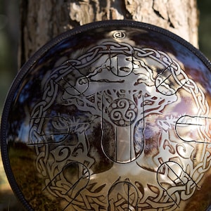Tree of Life Kosmosky Tank Drum Etsy