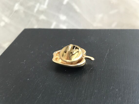 Vintage Jubilee Golden Apple Lapel Pin View 4
