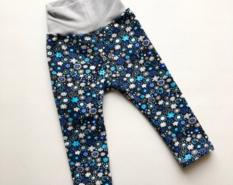 Baby pants size 74 "Flower meadow blue"