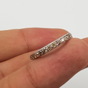 Beautiful brilliant full cut diamond stag ring designer Rosecut pave diamond rings 925 sterling silver handmade silver finish diamond ring