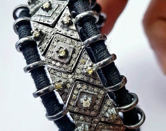 Authentic Native American Indian Jewelry Hematite Navajo Turquoise