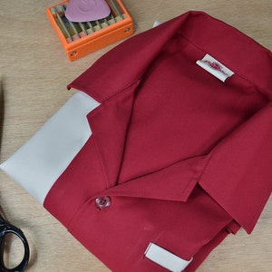 Camicia Da Bowling Uomo Rockabilly Two Tone Gabardine, Taglio Dritto, Stile Anni '50 Vintage