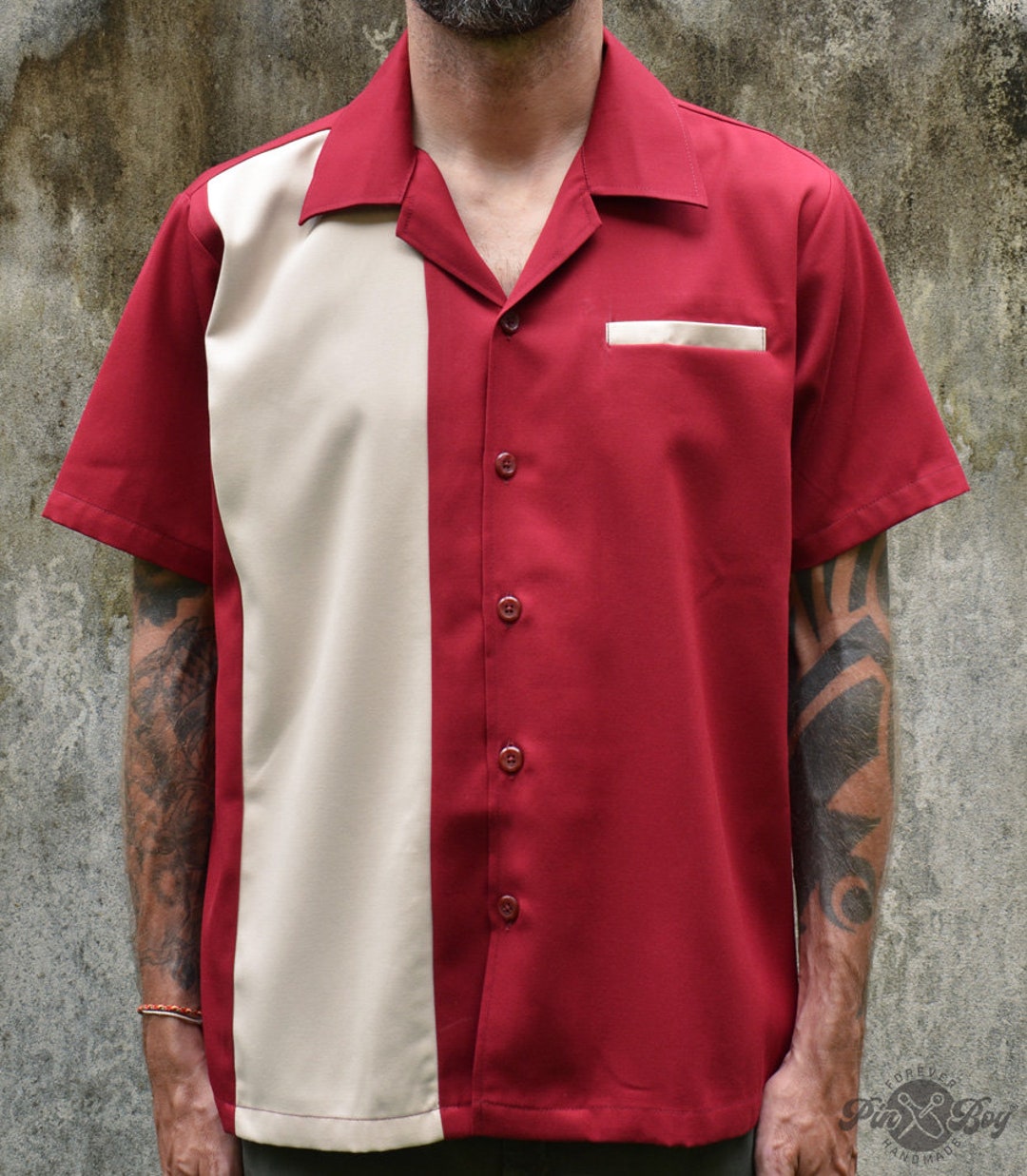 Steady Clothing Camicia da bowling vintage - The Harper Nero, € 67,90