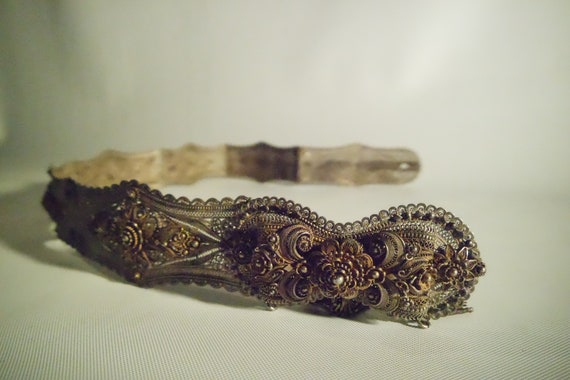 Ottoman Silver Filigree Belt Antique - image 5