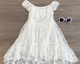 girls white easter dress