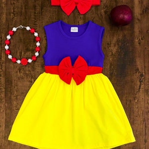 Girls Snow White Dress | Disney Princess Dress | Princess Dress | Disney Dress | Girls Princess Dress | Snow White Dress